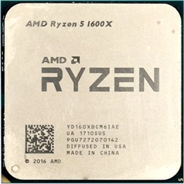 Amd YD160XBCAEWOF | Ryzen 5 1600X 6-Core 3.6Ghz 16MB L3 Cache Socket AM4 Processor-image