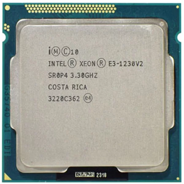 Intel CM8063701098101 | Xeon E3-1230V2 Quad-Core 3.30Ghz 5Gt/S Dmi 8MB L3 Cache Socket LGA1155 Processor-image