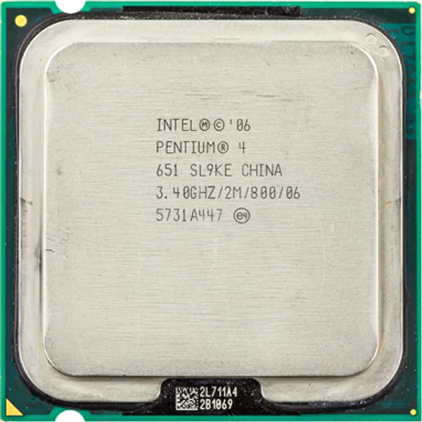 Intel HHHH80552PG0962 | Pentium 4 651 Single-Core 3.40Ghz 800Mhz Fsb 2MB L2 Cache Socket LGA775 Processor-image