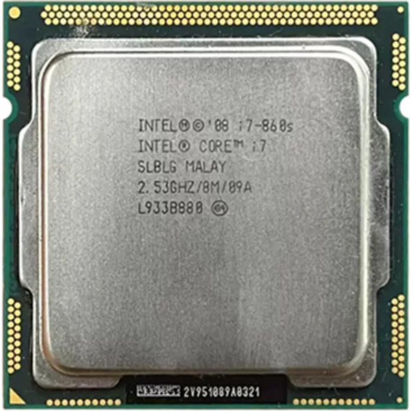 Intel Slblg | Core I7-860S Quad-Core 2.53Ghz 2.5Gt/S Dmi 8MB L3 Cache Socket LGA1156 Processor-image