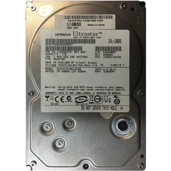 Dell 0HT302 | 1TB 7200RPM Sata 3Gb/S 32MB Cache 3.5-Inch Hard Drive-image