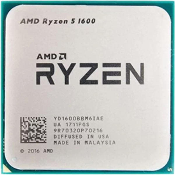 Amd YD1600BBAFBOX | Ryzen 5 1600 (Af) 6-Core 3.2Ghz 16MB L3 Cache Socket AM4 Processor-image
