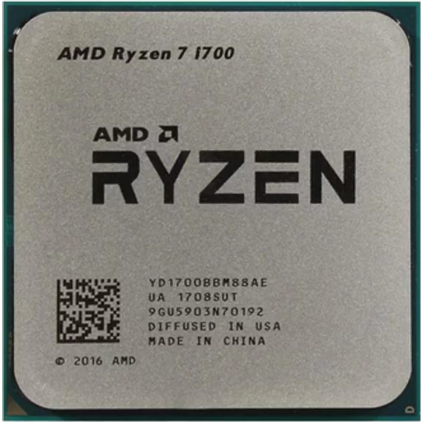 Amd YD1700BBM88AE | Ryzen 7 1700 8-Core 3.0Ghz 16MB L3 Cache Socket AM4 Processor-image