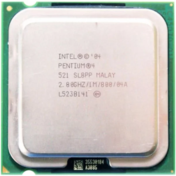 Dell 222-0142 | 2.80Ghz 800Mhz Fsb 1MB L2 Cache Socket LGA775 Intel Pentium 4 521 Single-Core Processor-image