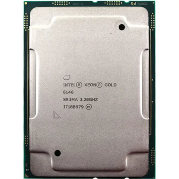 Hp 860671-B21 | 3.20Ghz 24.75MB L3 Cache Socket LGA3647 Intel Xeon Gold 6146 12-Core Processor Kit For Proliant DL360 Gen10-image