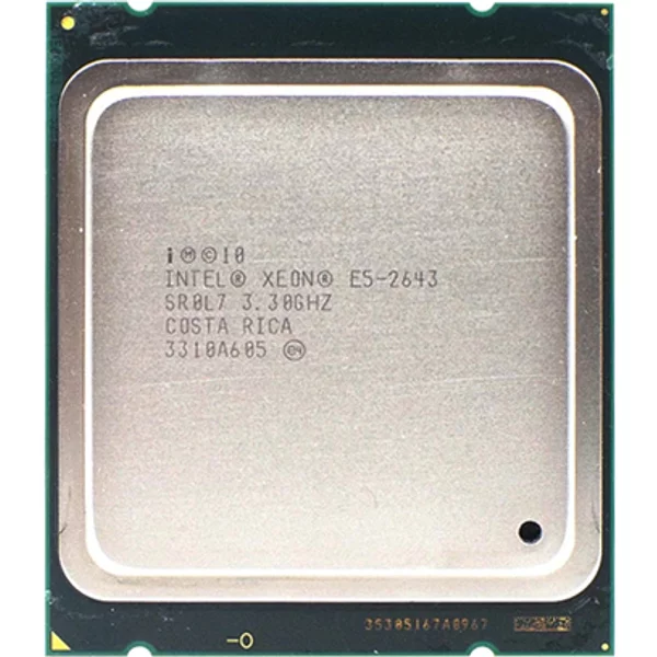 Hp 745729-L21 | 3.30Ghz 8.00Gt/S Qpi 10MB L3 Cache Socket LGA2011 Intel Xeon E5-2643 Quad-Core Processor Kit For Proliant Dl360P Gen8-image