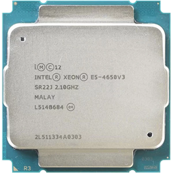 Hp 728372-B21 | 2.10Ghz 9.60Gt/S Qpi 30MB L3 Cache Socket LGA2011-3 Intel Xeon E5-4650V3 12-Core 2-Processor Kit For Proliant Bl660C Gen9-image