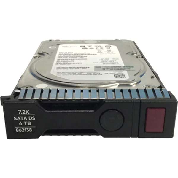 HP 862138-001 | 6TB 7200RPM Sata 6Gb/S Hot-Pluggable (512E) 3.5-Inch Midline Hard Drive For Proliant Server & Storage Array-image