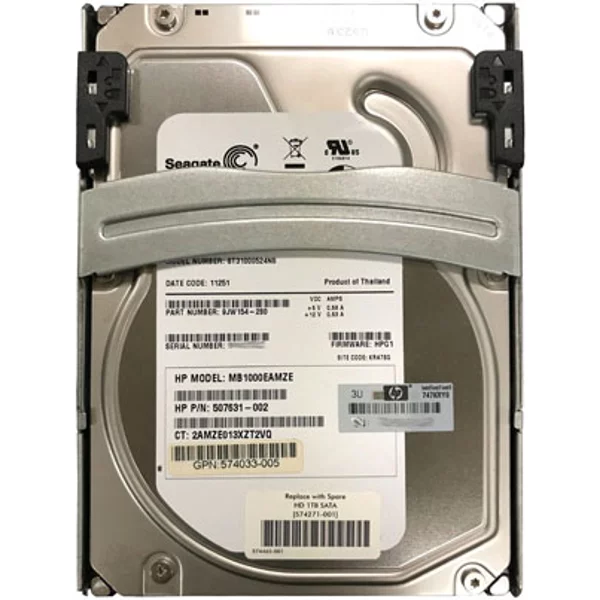 HP 574271-001 | 1TB 7200RPM Sata 3Gb/S 3.5-Inch Hard Drive For Proliant Servers-image
