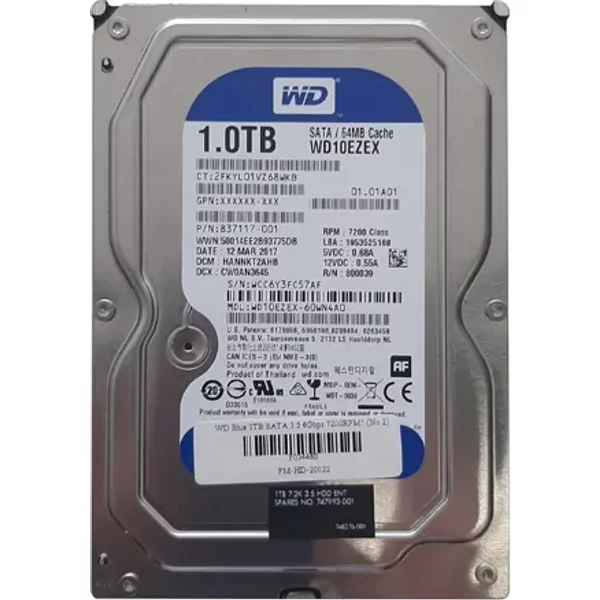 HP 747992-001 | 1TB 7200RPM Sata 3Gb/S 3.5-Inch Hard Drive-image