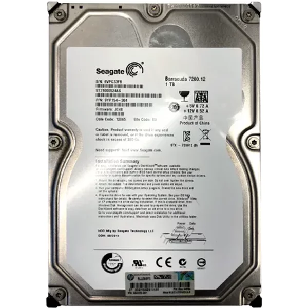 HP 684222-001 | 1TB 7200RPM Sata 3Gb/S 3.5-Inch Hard Drive For Proliant Servers-image