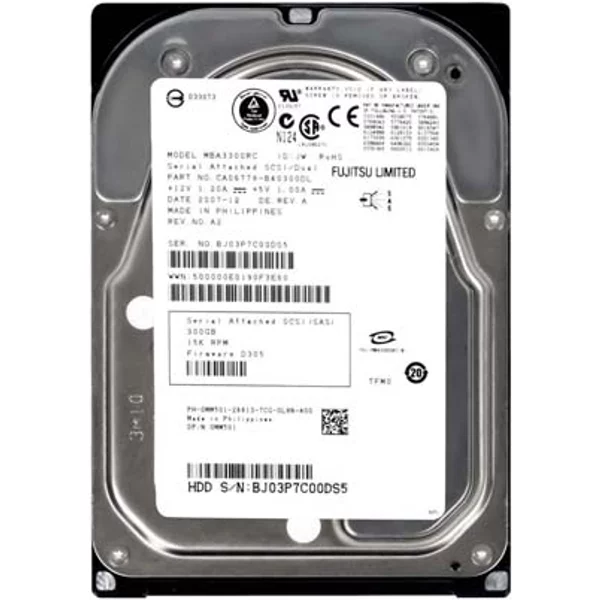 Dell MM501 | 300GB 15000RPM SAS 3Gb/S Hot-Pluggable 16MB Cache 3.5-Inch Hard Drive For Poweredge Servers-image