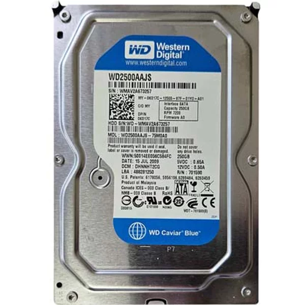 Dell K017C | 250GB 7200RPM Sata 3Gb/S Hot-Pluggable 16MB Cache 3.5-Inch Hard Drive For Poweredge Server & Powervault Storage Array-image