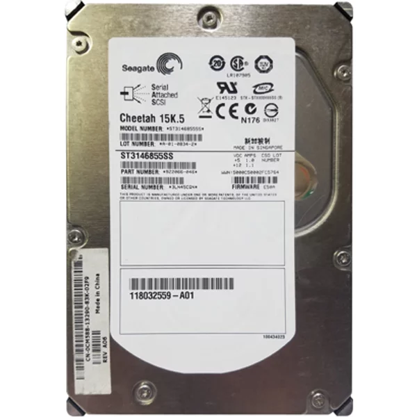 Dell CM588 | 146GB 15000RPM Fibre Channel 4Gb/S 16MB Cache 3.5-Inch Hard Drive-image