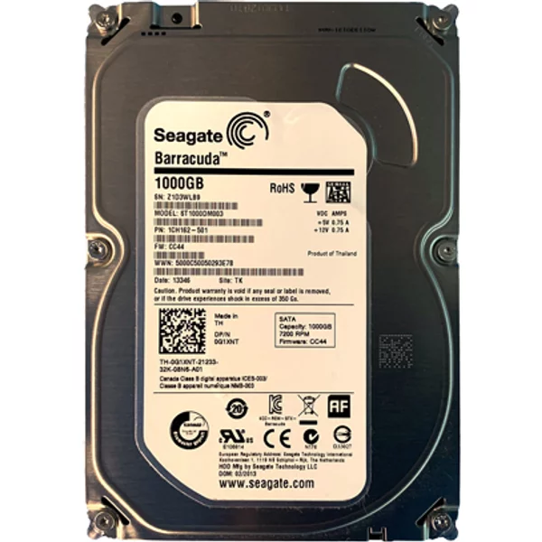 Dell G1XNT | 1TB 7200RPM Sata 6Gb/S 64MB Cache 3.5-Inch Hard Drive-image