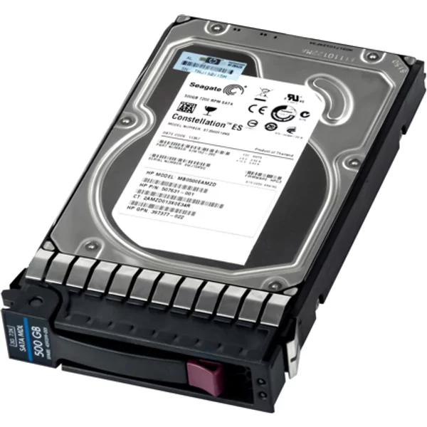HP 397377-022 | 500GB 7200RPM Sata 3Gb/S 32MB Cache LFF Hot-Pluggable 3.5-Inch Midline Hard Drive-image