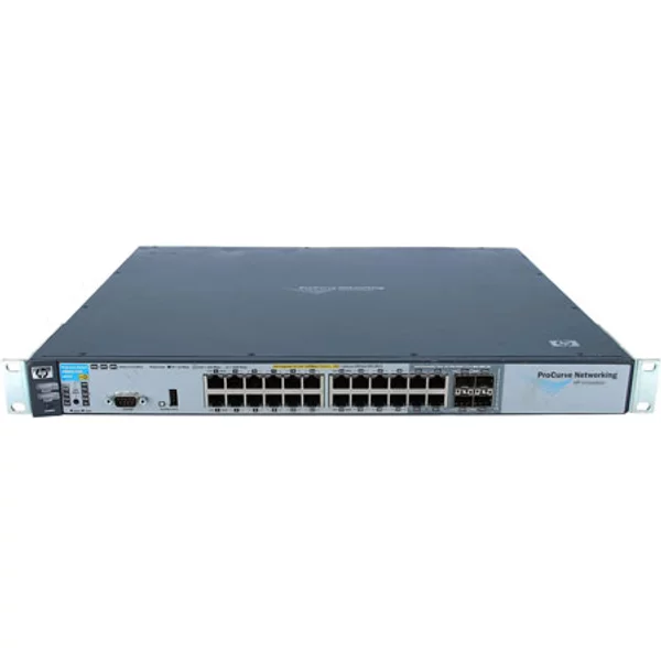 Hp J8692A#ABA | Procurve 3500Yl Series 3500-24G-Poe Yl 24 X RJ-45 Ports Poe 10/100/1000Base-T + 4 X Sfp (Mini-Gbic) Ports + 1 X Open Module Slot Layer 3 Managed Rack-Mountable Gigabit Ethernet Network Switch-image