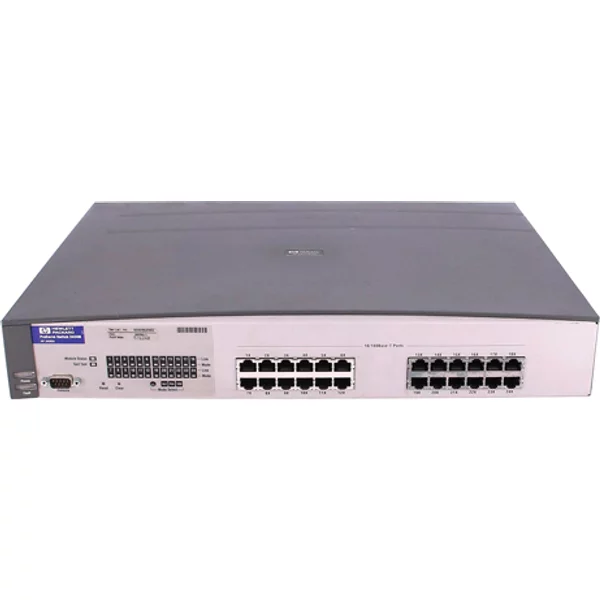 Hp J4093-69501 | Procurve 2424M 24 X RJ-45 Ports 10/100Basetx Layer 2 Managed Rack-Mountable Fast Ethernet Network Switch-image