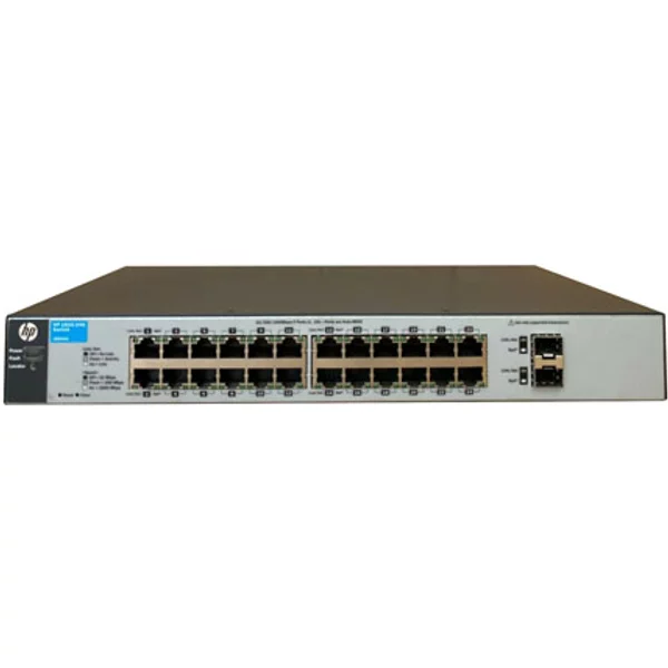 Hp J9803-60101 | Officeconnect 1810 Series 1810-24G V2 24 X 10/100/1000Base-T RJ-45 And 2 X Sfp (Mini-Gbic) Ports Layer 2 Managed Gigabit Ethernet Network Switch-image