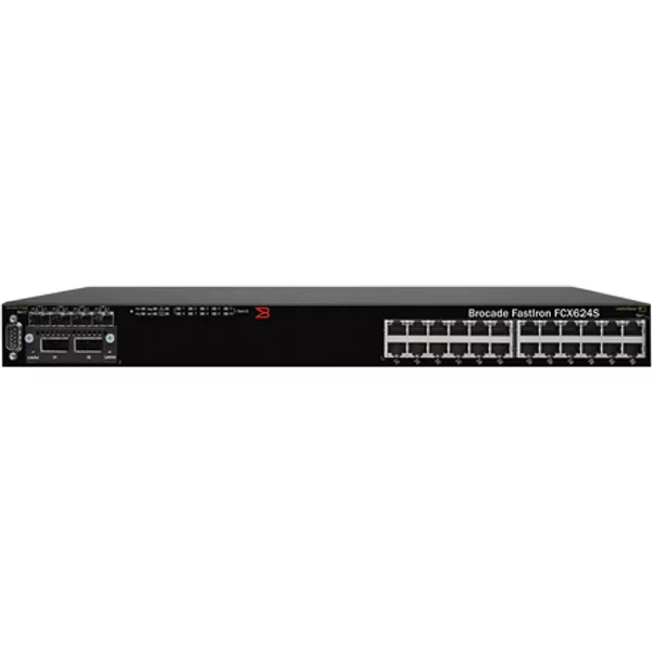 Brocade FCX624S-ADV | Fcx Series 24 X Ports 1000Base-T + 4 X Ports Sfp+ Layer 3 Managed Gigabit Ethernet Switch-image