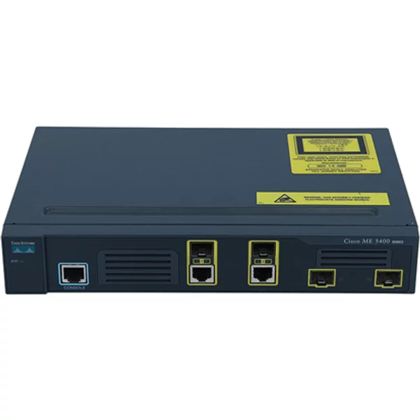 Cisco ME-3400EG-2CS-A | Me 3400E Series 3400EG-2CS 2 X Ports Sfp 10/100/1000Base-Tx + 2 X Ports Sfp Layer 3 Managed Gigabit Ethernet Access Switch-image