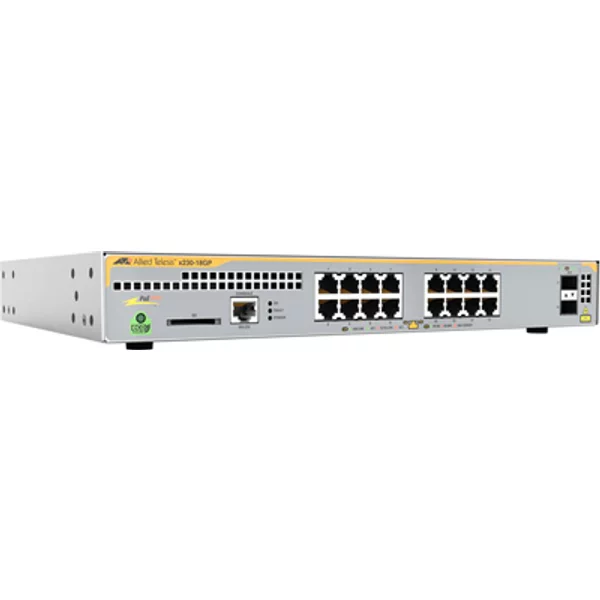 Allied Telesis AT-X230-18GP-40 | X230 Series 16 X Ports 1000Base-T + 2 X Ports Sfp Rack-Mountable Layer 3 Managed Gigabit Ethernet Network Switch-image