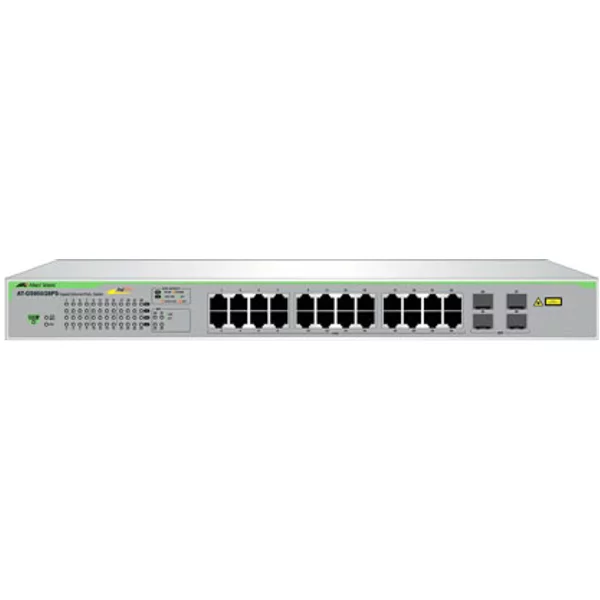 Allied Telesis AT-GS950/28PS-30 | GS950 Series 24 X Ports 1000Base-T Poe+ + 4 X Ports Sfp Rack-Mountable Layer 2 Managed Gigabit Ethernet Websmart Network Switch-image