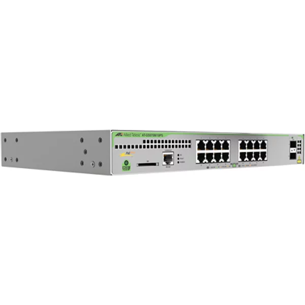 Allied Telesis AT-GS970M/18PS-R-20 | Centrecom GS970M Series 16 X Ports 1000Base-T Poe + 2 X Ports Sfp Rack-Mountable Layer 3 Managed Gigabit Ethernet Network Switch-image