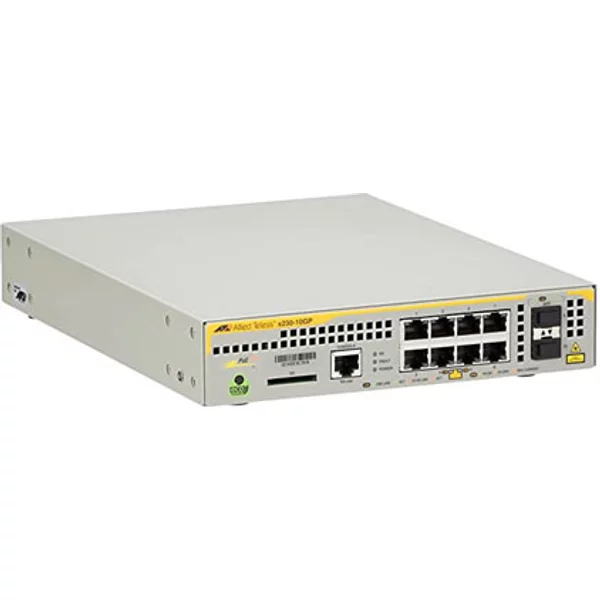 Allied Telesis AT-X230-10GP | X230 8 X Ports Poe 1000Base-T + 2 X Ports Sfp Layer 3 Managed Rack-Mountable Gigabit Ethernet Network Switch-image