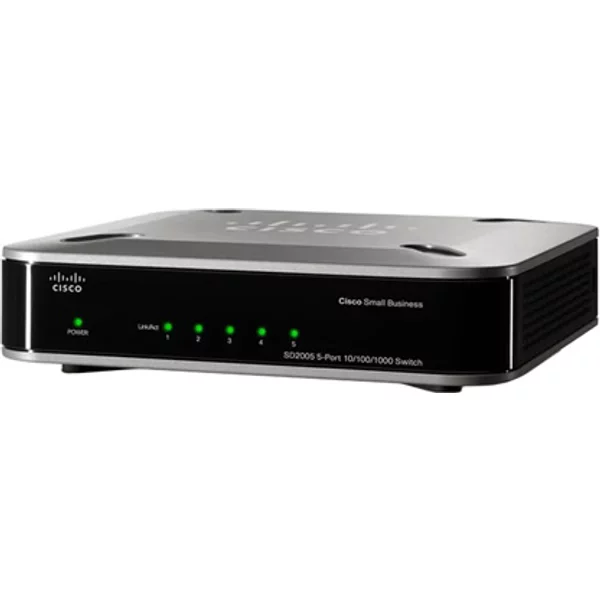 Cisco SD2005-G2 | Small Business SD2005 5 X Ports 10/100/1000Base-T Unmanaged Gigabit Ethernet Network Switch-image