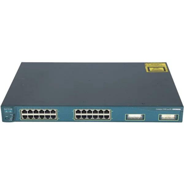 Cisco WS-C3524-XL-A | Catalyst 3000 Series C3524P 24 X Sfp+ Ports 10Gbase-X Layer 3 Managed 1U Rack-Mountable Gigabit Ethernet Network Switch-image
