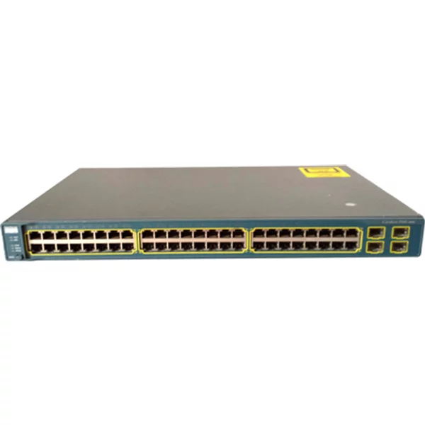 Cisco WS-C3560-48TS-E-RF | Catalyst 3560 Series 3560-48TS 48 X RJ-45 Ports 10/100Base-Tx + 4 X Sfp Ports Layer 3 Managed Rack-Mountable Fast Ethernet Network Switch-image