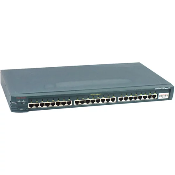 Cisco WS-C2924-XL-A | Catalyst 2900 Series 2924 Xl 24 X RJ-45 Ports 10/100Base-Tx Layer 2 Managed 1U Rack-Mountable Fast Ethernet Network Switch-image