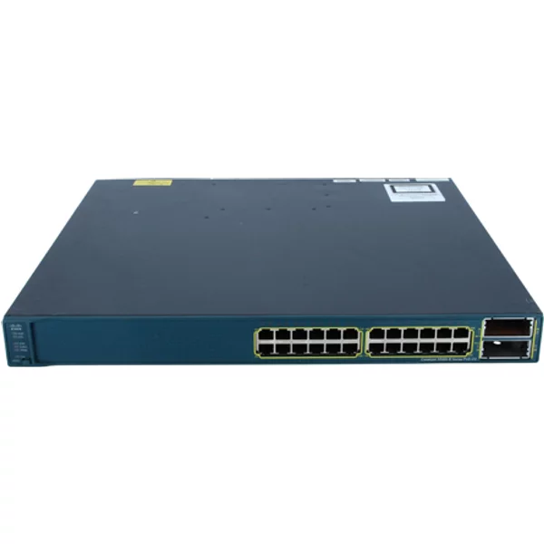 Cisco WS-C3560E-24PDE-RF | Catalyst 3560-E Series 3560E-24PD 24 X RJ-45 Ports Poe+ 10/100/1000Base-T + 2 X X2 Ports Layer 3 Managed 1U Rack-Mountable Gigabit Ethernet Network Switch-image