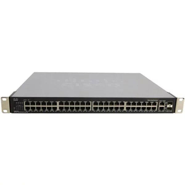 Cisco SFE2010P-RF | Small Business SFE2010P 48 X Ports Poe 10/100Base-T + 2 X Ports 1000Base-T + 2 X Ports Combo Sfp (Mini-Gbic) Rack-Mountable Layer 3 Managed Fast Ethernet Network Switch-image