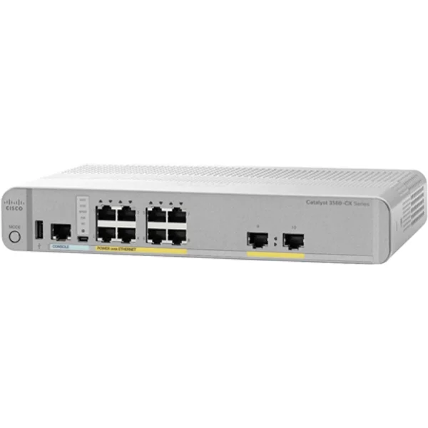 Cisco WS-C3560CX8XPDS-RF | Catalyst 3560-CX Series 6 X RJ-45 Ports 10/100/1000Base-T + 2 X Sfp+ Ports Layer 3 Managed 1U Rack-Mountable Gigabit Ethernet Network Switch-image