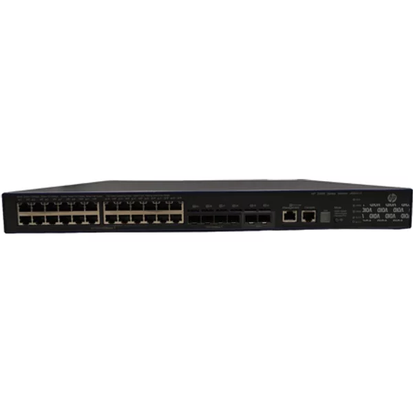 Hp JG541A | 5500 Series 5500-24G-Poe+-4Sfp 24 X RJ-45 Ports Poe+ 10/100/1000Base-T + 4 X Sfp Ports + 2 X Sfp+ Ports Layer 3 Managed Rack-Mountable Gigabit Ethernet Network Hi Switch-image