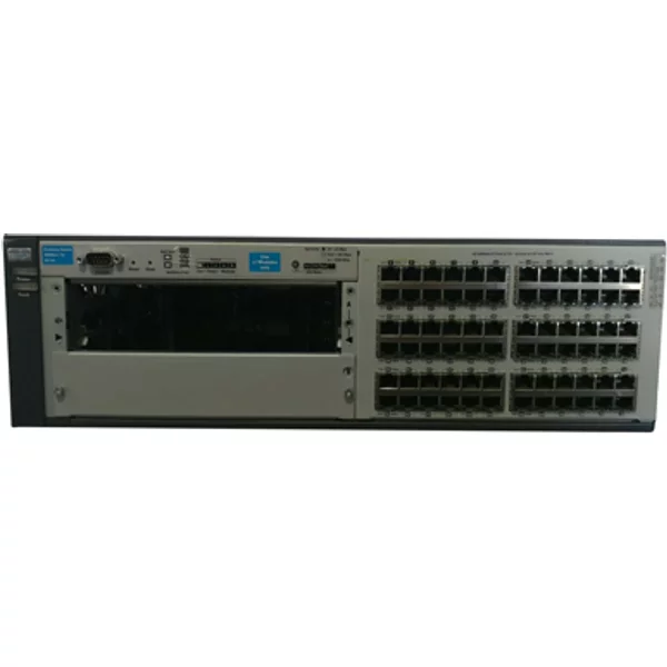 Hp J8772-61001 | Procurve 4200Vl Series 4202Vl-72 72 X RJ-45 Ports 10/100Base-Tx + 2 X Open Module Slots Layer 2 Managed Rack-Mountable Fast Ethernet Network Switch-image