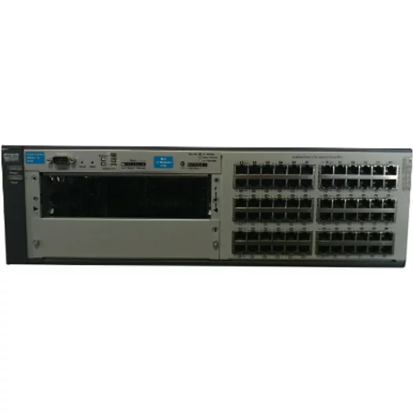Hp J8772B | Procurve 4200Vl Series 4202Vl-72 72 X RJ-45 Ports 10/100Base-Tx + 2 X Open Module Slots Layer 2 Managed Rack-Mountable Fast Ethernet Network Switch-image
