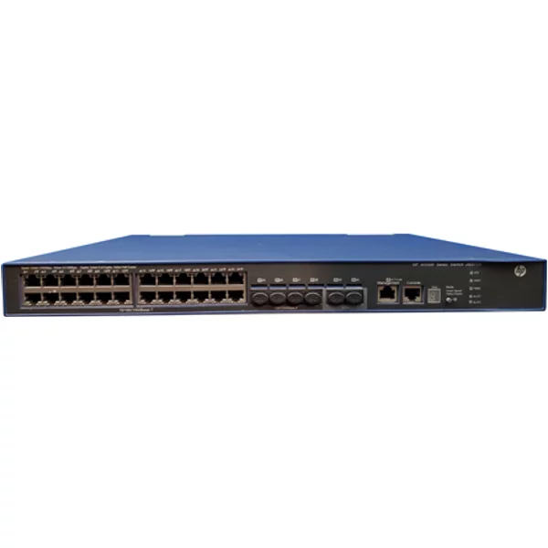 Hp JG311-61001 | Flexnetwork 5500 Series 5500-24G-4SFP 24 X RJ-45 Ports 10/100/1000Base-T + 4 X Sfp Ports + 2 X Sfp+ Ports Layer 3 Managed Rack-Mountable Gigabit Ethernet Network Switch-image