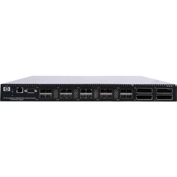 Hp AW576B | 24 X Ports Fc 1U Rack-Mountable Managed Stackable Fibre Channel Switch-image