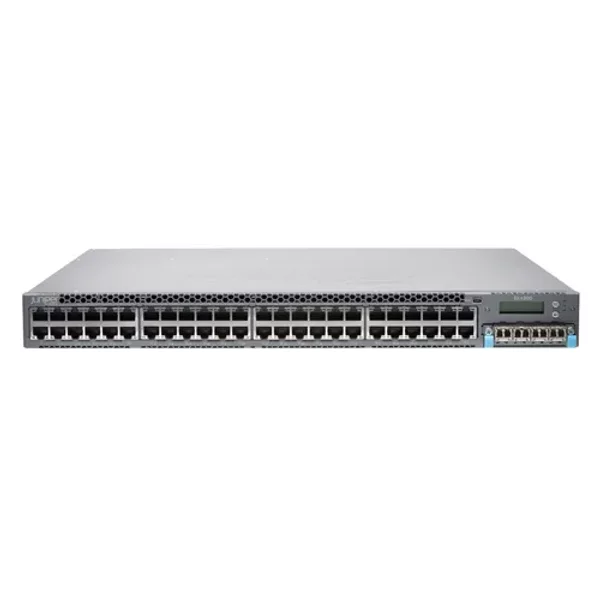 Juniper EX4300-48T-AFI | EX4300 Series 48 x Ports 10/100/1000Base-T + 4 x QSFP+ Ports Layer 3 Managed 1U Rack-mountable Gigabit Ethernet Network Switch