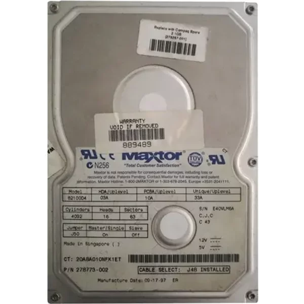Compaq 278287-001 | 2.1GB IDE Hard Drive-image