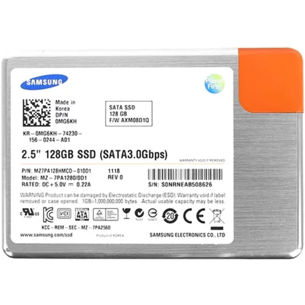 Dell 0MG6KH | 128GB Multi-Level Cell Sata 3Gb/S Hot-Swappable 2.5-Inch Solid State Drive-image