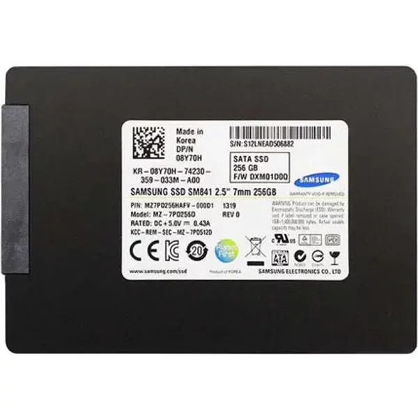 Samsung MZ-7PD256D | SM841 Series 256GB Multi-Level-Cell Sata 6Gb/S 7Mm 2.5-Inch Solid State Drive-image