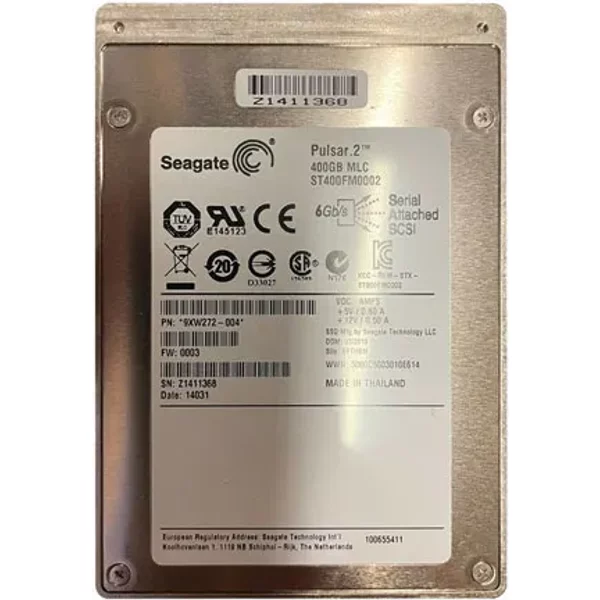 Seagate ST400FM0002 | Pulsar.2 Series 400GB Multi-Level Cell SAS 6Gb/s 2.5-Inch Solid State Drive