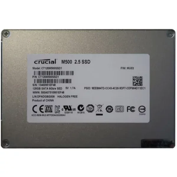 Crucial CT120M500SSD1 | M500 120GB Multi-Level Cell Sata 6Gb/S 2.5-Inch Solid State Drive-image