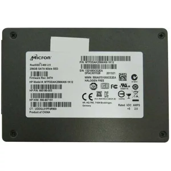 Micron MTFDDAK256MAM-1K12 | Realssd C400 256GB Multi-Level Cell Sata 6Gb/S 2.5-Inch Solid State Drive-image
