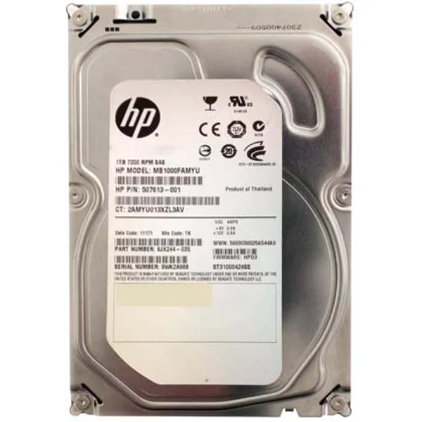 HP MB1000FAMYU | 1TB 7200RPM SAS 6Gb/S LFF Hot-Pluggable 3.5-Inch Midline Hard Drive For Gen8/9 Proliant Server-image