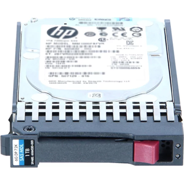 HP 606020-001 | 1TB 7200RPM SAS 6Gb/S Hot-Pluggable Dual Port SFF 2.5-Inch Midline Hard Drive For Gen1/7 Proliant Server/Storage Array-image